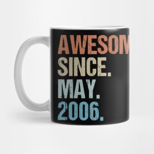 Born In May 2006 14th Birthday Gif114 Yrs Old Mug